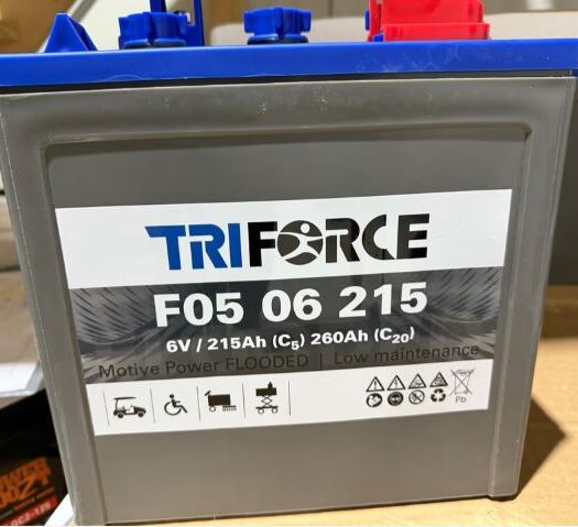 Triforce F05 06215 gug 6V Traktionsbatterie T145