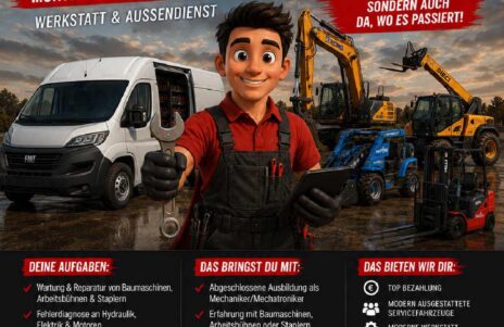 Monteur Mechatroniker Werkstatt Außendienst